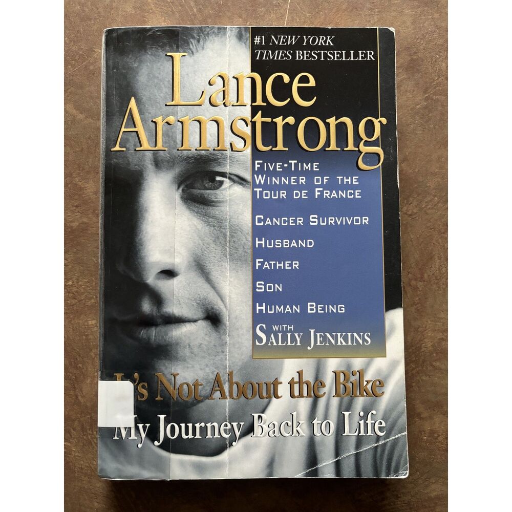 It's Not About the Bike Lance Armstrong Paperback Ex-Library Memoir